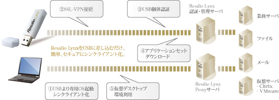 Resalio Lynx 500 システム構成図
