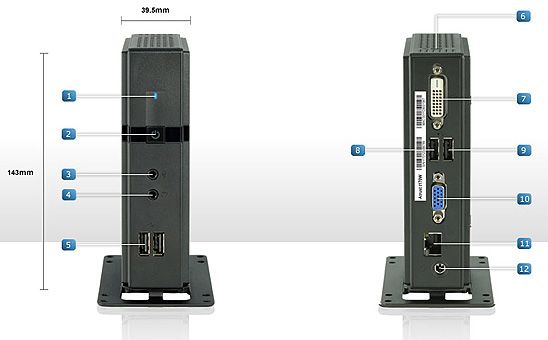 Atrust t170W 外観