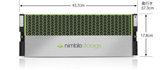 Nimble Storage筐体寸法